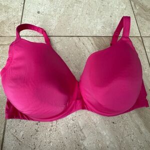 Cacique Hot Pink T-Shirt Bra size 42DD